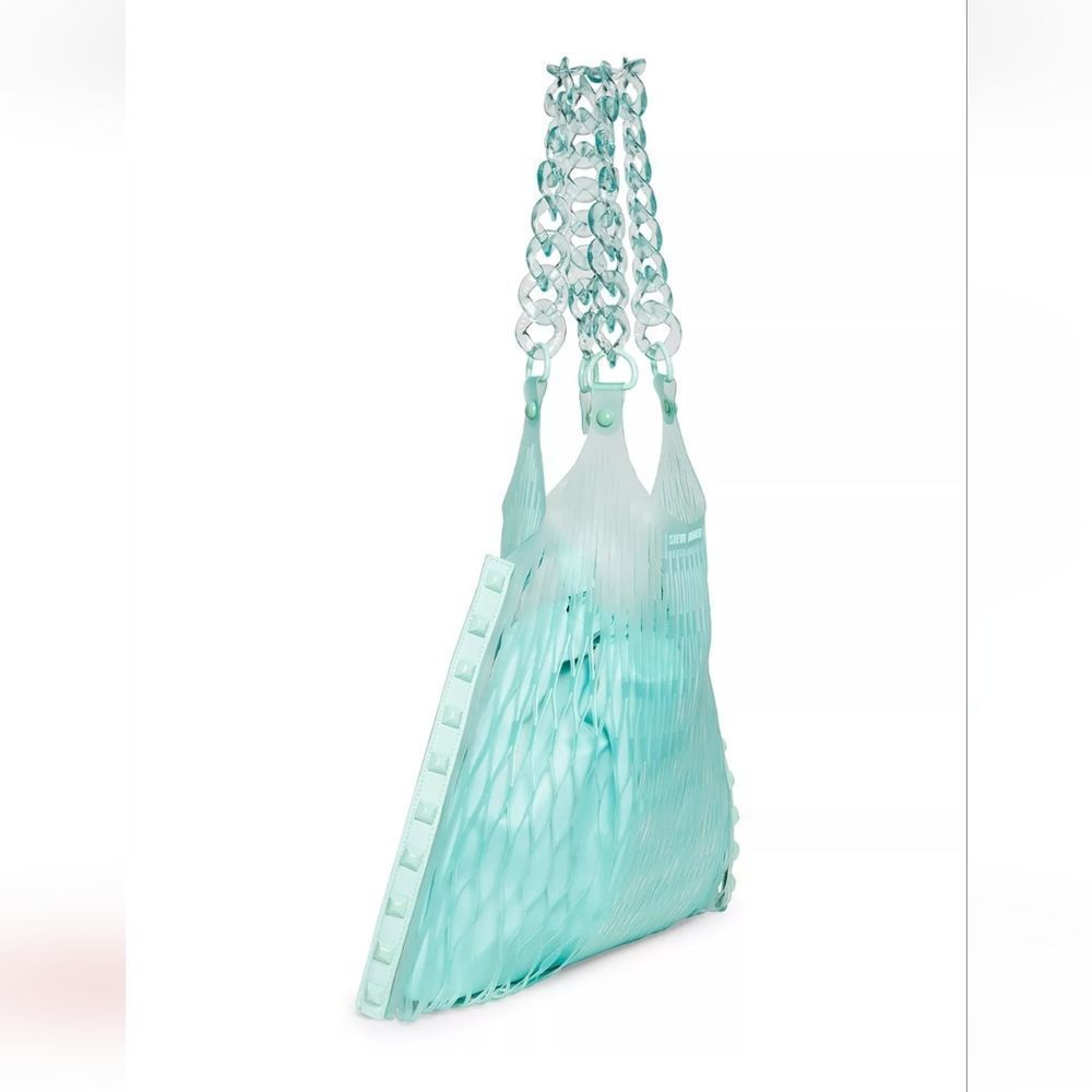 NWT STEVE MADDEN BLASER HOBO BAG AQUA - Picture 4 of 6